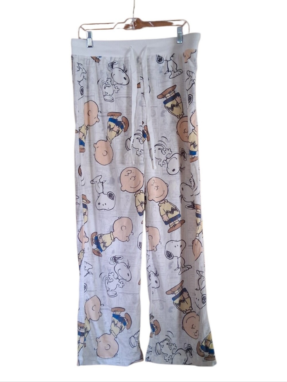 NWT Peanuts Snoopy Charlie Brown Pajama Pants Size Large